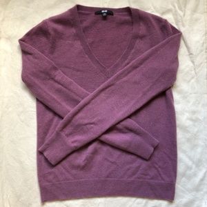 Mauve 100% Cashmere Sweater